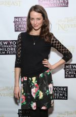 AMY ACKER at Tinker Bell and the Legend if the Neverbeast Screening in New York