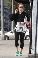 AMY ADAMS in Leggings Out and About in Los Angeles 0402