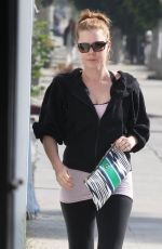 AMY ADAMS in Leggings Out and About in Los Angeles 0402