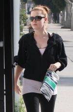 AMY ADAMS in Leggings Out and About in Los Angeles 0402