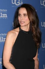 ANDIE MACDOWELL at 2015 Santa Barbara International Film Festival