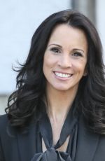 ANDREA MCLEAN Leaves ITV Studios in London 0502