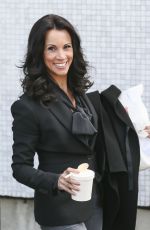 ANDREA MCLEAN Leaves ITV Studios in London 0502