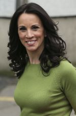ANDREA MCLEAN Leaves ITV Studios in London 1202