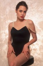 ANGELINA JOLIE - Swimsuits Modeling Photos from 1991