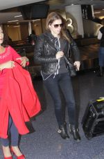 ANNA KENDRICK Arrives at LAX Airport in Los Angeles 0602