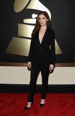 ANNA KENDRICK at 2015 Grammy Awards in Los Angeles