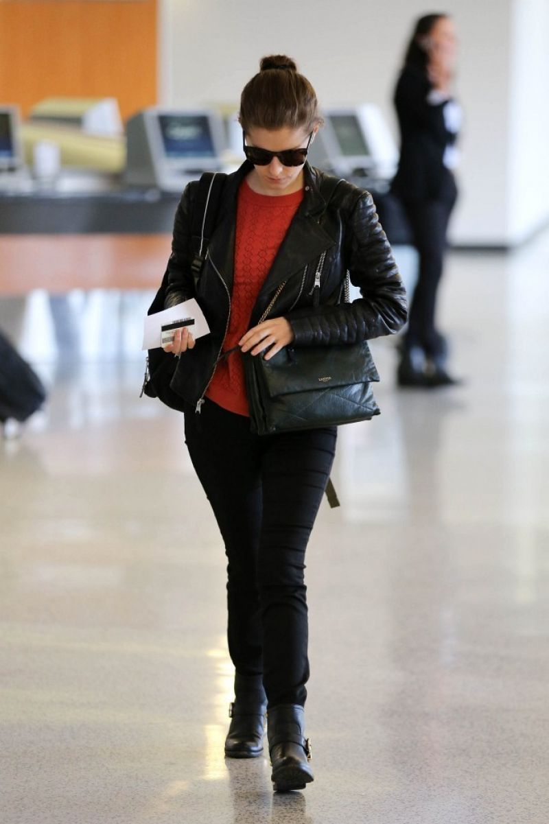 ANNA KENDRICK at Los Angeles International Airport 1802 ANNA KENDRICK at Los Angeles International Airport 1802