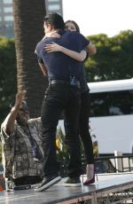 ANNA KENDRICK on the Set of Extra in West Hollywood 1101