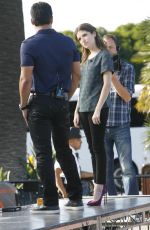 ANNA KENDRICK on the Set of Extra in West Hollywood 1101