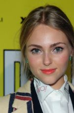 ANNASOPHIA ROBB at Vfiles Made Fashion Show at 2015 MBFW in New York