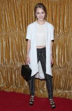 ANNSOPHIA ROBB at Alice + Olivia by Stacey Bendet Fashion Show in New York