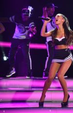 ARIANA GRANDE Performs at All-star Game in New York