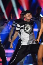 ARIANA GRANDE Performs at All-star Game in New York