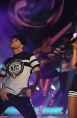 ARIANA GRANDE Performs at All-star Game in New York
