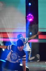 ARIANA GRANDE Performs at All-star Game in New York