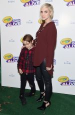 ASHLEE SIMPSON at Color Alive Launch Party in New York