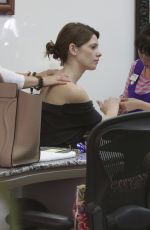 ASHLEY GREENE at a Nail Salon in Beverly Hills 0302