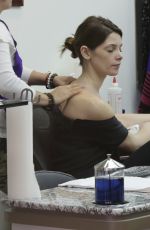 ASHLEY GREENE at a Nail Salon in Beverly Hills 0302