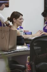 ASHLEY GREENE at a Nail Salon in Beverly Hills 0302
