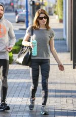 ASHLEY GREENE in Tights Out and About in West Hollywood 1002