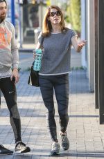 ASHLEY GREENE in Tights Out and About in West Hollywood 1002