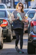 ASHLEY GREENE in Tights Out and About in West Hollywood 1002
