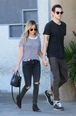 ASHLEY TISDALE and Christopher French Out and About in Los Angeles 1302