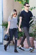 ASHLEY TISDALE and Christopher French Out and About in Los Angeles 1302