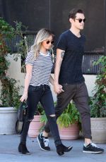 ASHLEY TISDALE and Christopher French Out and About in Los Angeles 1302