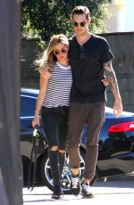 ASHLEY TISDALE and Christopher French Out and About in Los Angeles 1302