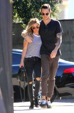 ASHLEY TISDALE and Christopher French Out and About in Los Angeles 1302