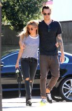 ASHLEY TISDALE and Christopher French Out and About in Los Angeles 1302