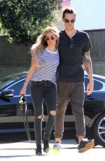 ASHLEY TISDALE and Christopher French Out and About in Los Angeles 1302