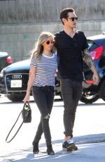ASHLEY TISDALE and Christopher French Out and About in Los Angeles 1302