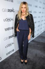 ASHLEY TISDALE at Vanity Fair and L’Oreal Paris D.J. Night Benefit in Los Angeles