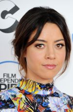 AUBREY PLAZA at 2015 Film Independent Spirit Awards in Santa Monica
