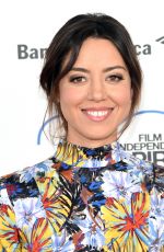 AUBREY PLAZA at 2015 Film Independent Spirit Awards in Santa Monica