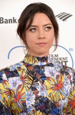 AUBREY PLAZA at 2015 Film Independent Spirit Awards in Santa Monica