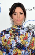 AUBREY PLAZA at 2015 Film Independent Spirit Awards in Santa Monica