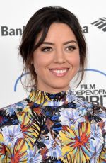 AUBREY PLAZA at 2015 Film Independent Spirit Awards in Santa Monica