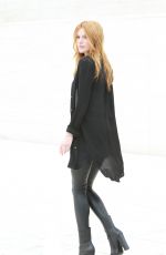 BELLA THORNE Arrives at a Photoshoot in Milk Studios in Hollywood