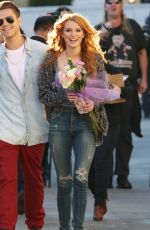 BELLA THORNE Arrives at Jimmy Kimmel Live!