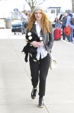 BELLA THORNE at Victoria Island Airport in Victoria