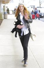 BELLA THORNE at Victoria Island Airport in Victoria
