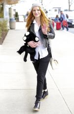 BELLA THORNE at Victoria Island Airport in Victoria