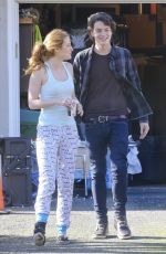 BELLA THORNE on the Set of Perfect High in Victoria