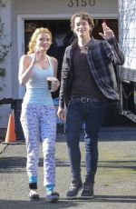 BELLA THORNE on the Set of Perfect High in Victoria