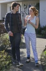 BELLA THORNE on the Set of Perfect High in Victoria