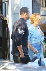 BEYONCE Leaves a Restaurant in Los Angeles
